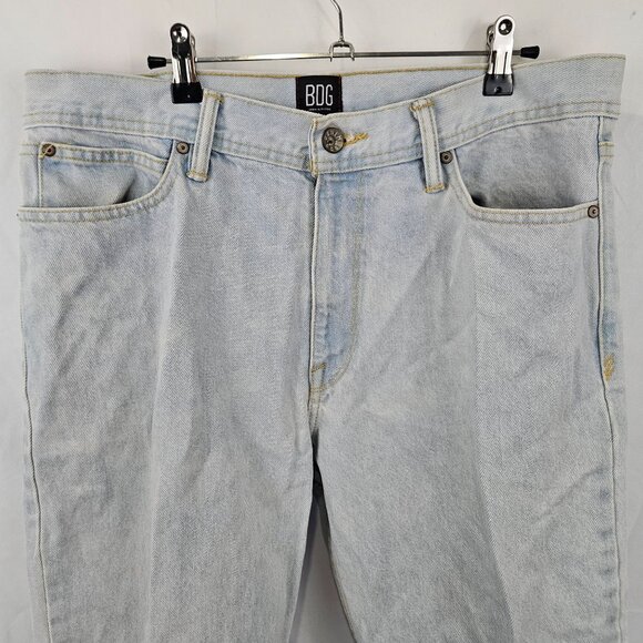 BDG Urban Outfitters Mens Slim Jeans 34X30 Light Wash Denim  Casual Pants - Picture 7 of 11